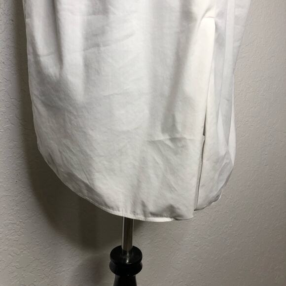 Lafayette 148 white sleeveless button down top size Medium - Picture 14 of 16